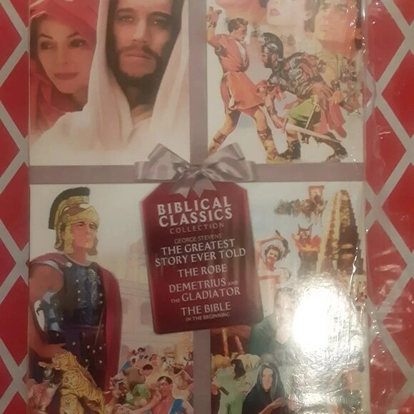 Biblical Classics DVD set Jesus of Nazareth, The Robe, Greatest Story Ever Told - Picture 1 of 4